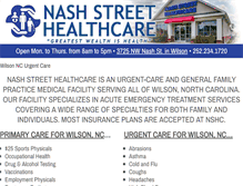 Tablet Screenshot of nashclinic.com